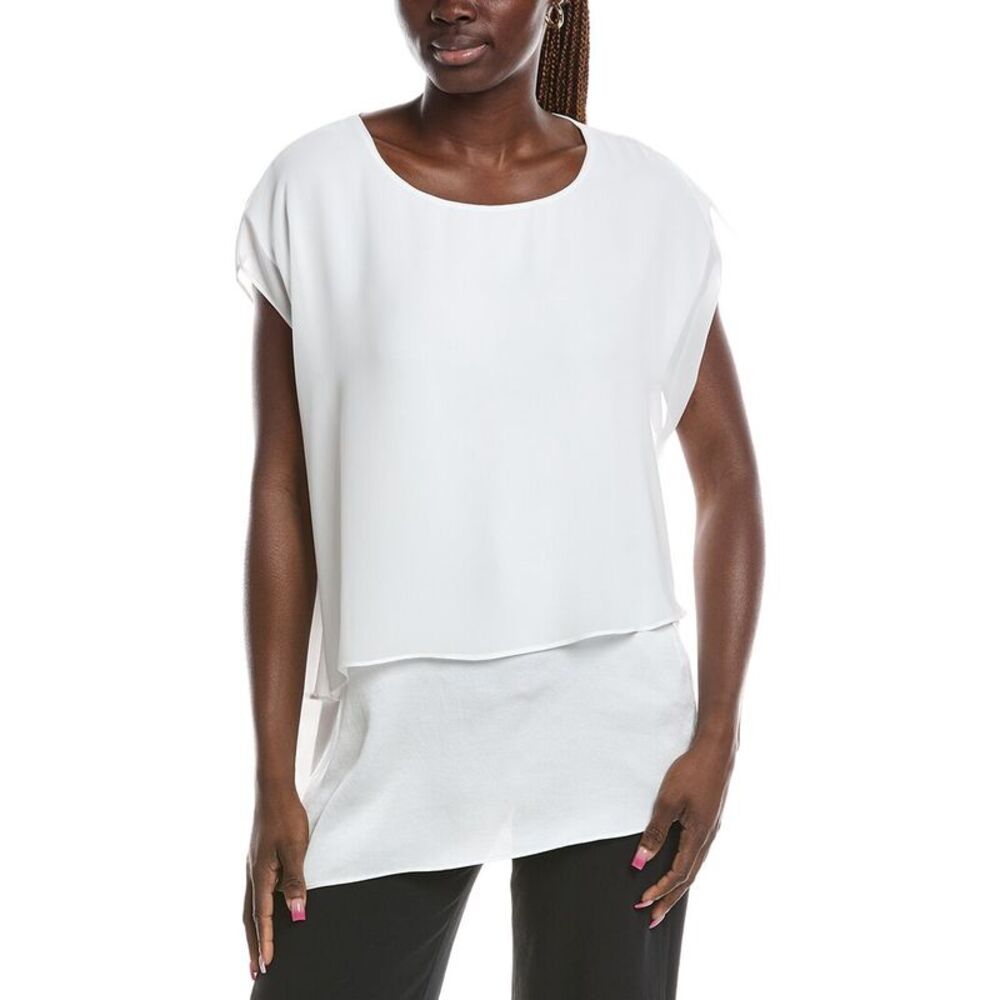 Joseph Ribkoff Womens  Blouse, White